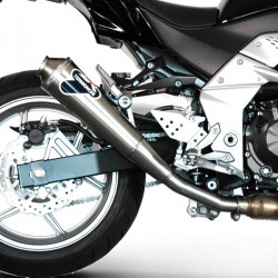 Silencieux Termignoni conique inox "GP Style" homologué Kawasaki Z 750 2007-2012