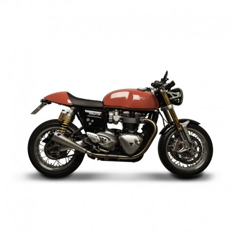 Silencieux (x2) Termignoni inox coniques Triumph Thruxton (16-17).