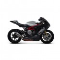 Silencieux Termignoni racing titane / carbon MV Agusta Brutale 675 / 800 2012-2016