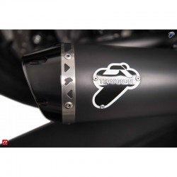 H14708040BBA Silencieux Termignoni homologué inox black pour Honda CMX 500 REBEL 2018