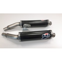 Paire de silencieux Termignoni racing carbone pour Ducati Monster 400, 600, 620, 695, 750, 800, 900, 916 S4, 1000