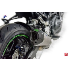 Silencieux Termignoni conique titane carbone Kawasaki Z 900 2017-2019