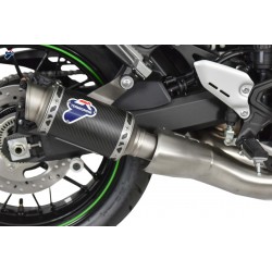 Silencieux Termignoni rond carbone Kawasaki Z900 RS 2018-2022