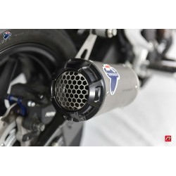 Silencieux Termignoni conique titane embout aluminium CNC anodisé pour Honda CB 500 F / X A2, CBR 500 R / R A2 2019