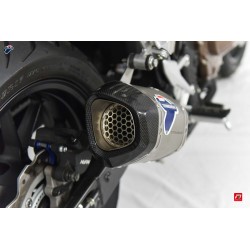 Silencieux Termignoni hexagonal titane et carbone pour Honda CB 500 F / X, CB 500 F / X A2, CBR 500 R / R A2 2019