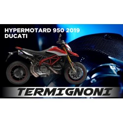 Ducati Hypermotard 950 2019 avec silencieux D185