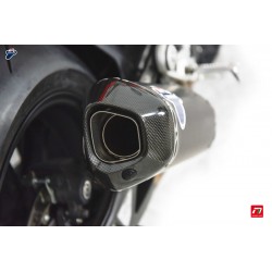 Termignoni silencieux homologué BMW S 1000 RR 2019-2020 titane noire embout carbone