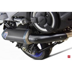 Ligne Termignoni finition silencieux Titane noir  Yamaha Tmax 560 2020-2023