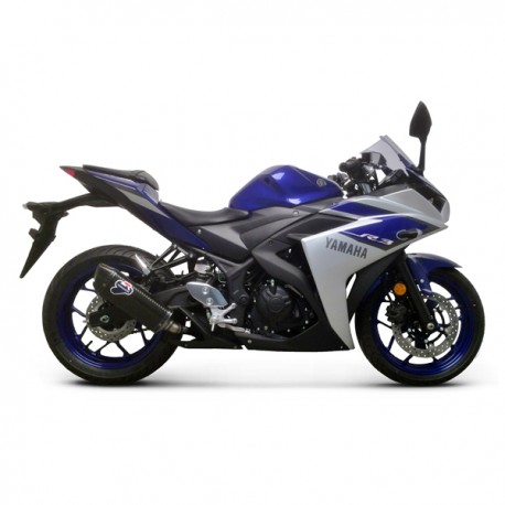 Silencieux Termignoni carbone Yamaha YZF-R3 2015-2016