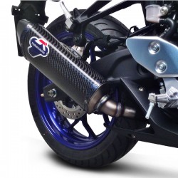 Silencieux Termignoni carbone Yamaha YZF-R3 2015-2016