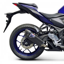 Silencieux Termignoni carbone Yamaha YZF-R3 2015-2016