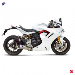 Demi-ligne Termignoni avec silencieux titane-carbone Ducati Supersport 950 - 950S Euro5 2021-2022