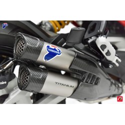 Silencieux Termignoni homologué INOX-TITANE-CARBONE pour Ducati Multistrada V4 2021-2023