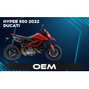 Ducati Hypermotard 950 70KW 2022 avec échappement d'origine