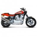 Ligne Termignoni carbone Harley Davidson  XR 1200 R 2008-2011 (illustration finition titane, supprimée du catalogue)